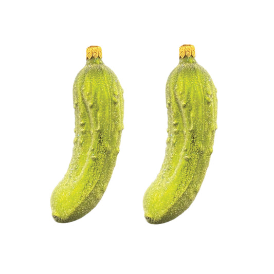 Christopher Radko, Dill Pickle (Set of 2) (1995)